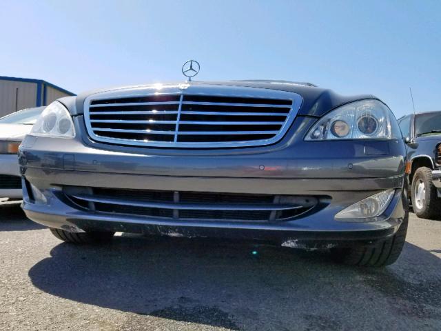 WDDNG71XX7A039193 - 2007 MERCEDES-BENZ S 550 GRAY photo 9