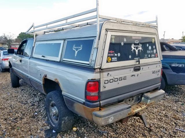 3B7KF23W3VM569500 - 1997 DODGE RAM 2500 GRAY photo 3