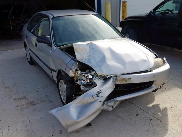 1HGEJ6521VL025142 - 1997 HONDA CIVIC DX SILVER photo 1