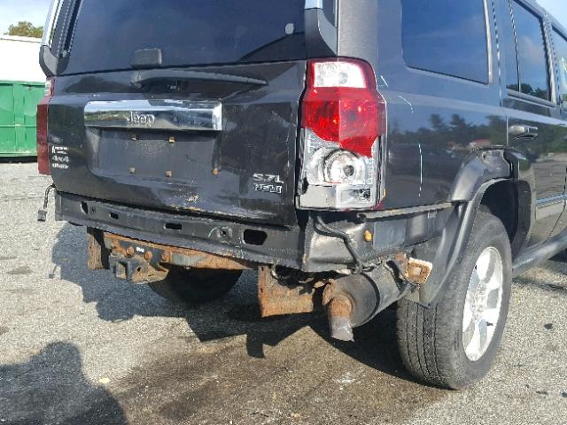 1J8HG58206C125498 - 2006 JEEP COMMANDER GRAY photo 9