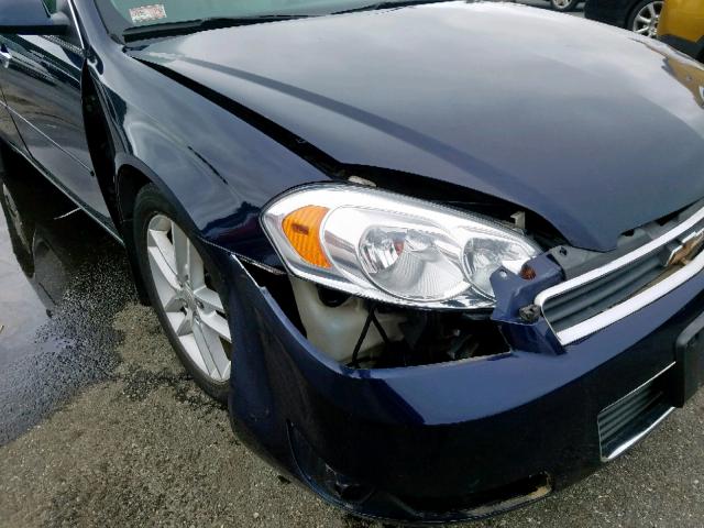 2G1WU583881238892 - 2008 CHEVROLET IMPALA LTZ BLUE photo 9