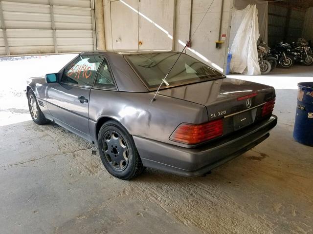 WDBFA63EXSF109632 - 1995 MERCEDES-BENZ SL 320 GRAY photo 3