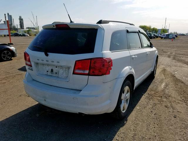 3D4PG4FB9BT522256 - 2011 DODGE JOURNEY EX WHITE photo 4