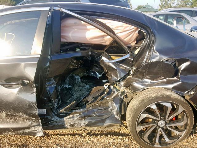 19UDE2F34GA002887 - 2016 ACURA ILX BASE W رمادي صورة 9