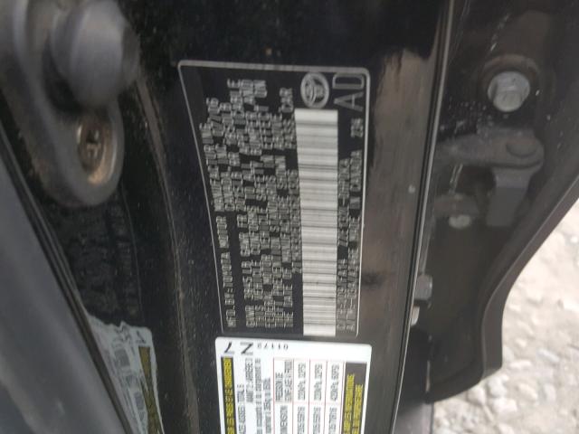 2T1KR32E06C621326 - 2006 TOYOTA COROLLA MA BLACK photo 10