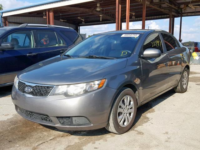 KNAFU4A26B5368983 - 2011 KIA FORTE EX GRAY photo 2