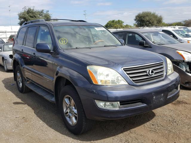 JTJBT20X240058591 - 2004 LEXUS GX 470 BLUE photo 1