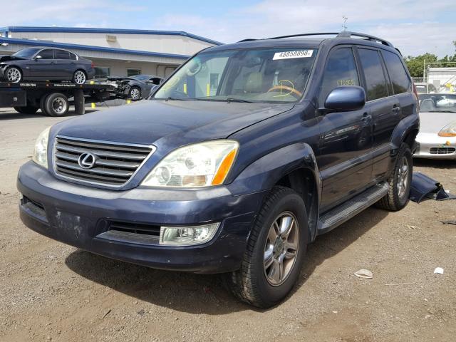 JTJBT20X240058591 - 2004 LEXUS GX 470 BLUE photo 2