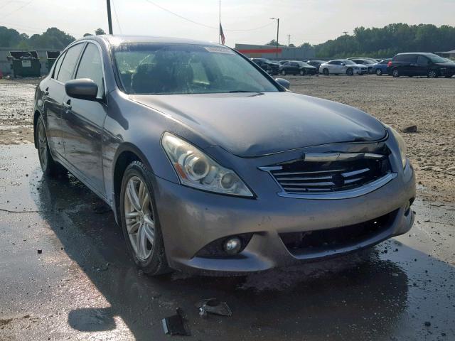 JN1CV6AP8AM405713 - 2010 INFINITI G37 BASE CHARCOAL photo 1