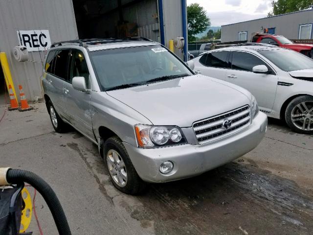 JTEHF21A820067786 - 2002 TOYOTA HIGHLANDER SILVER photo 1