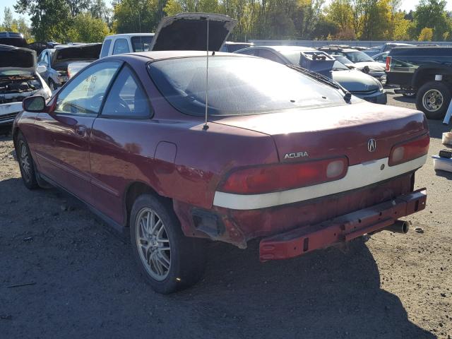 JH4DC43591S000848 - 2001 ACURA INTEGRA LS RED photo 3