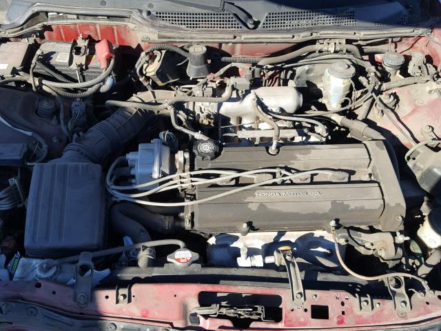 JH4DC43591S000848 - 2001 ACURA INTEGRA LS RED photo 7