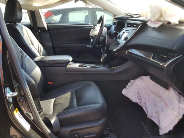4T1BK1EB4FU161984 - 2015 TOYOTA AVALON XLE BLACK photo 5