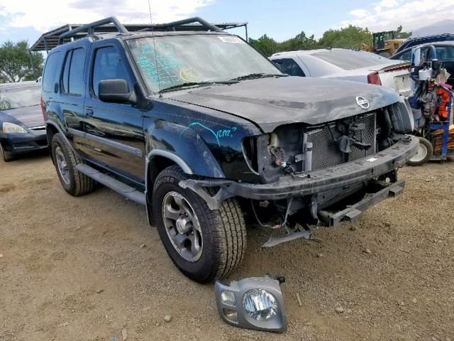 5N1ED28T44C607457 - 2004 NISSAN XTERRA XE BLACK photo 1