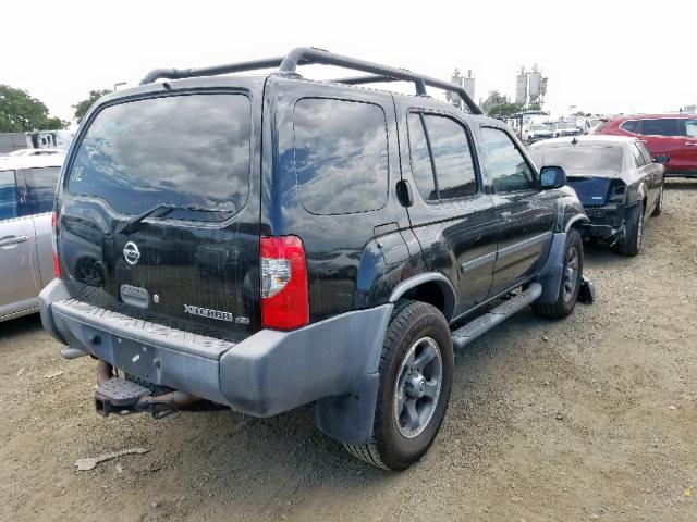 5N1ED28T44C607457 - 2004 NISSAN XTERRA XE BLACK photo 4