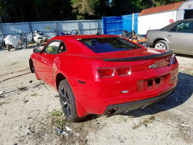 2G1FA1EV8A9183830 - 2010 CHEVROLET CAMARO LS RED photo 3