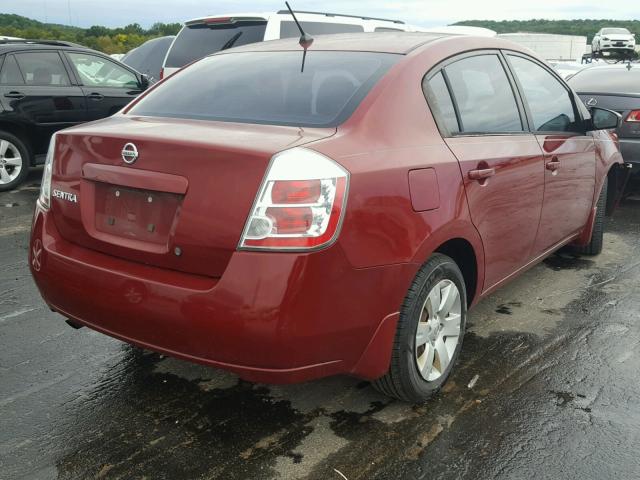 3N1AB61E48L696584 - 2008 NISSAN SENTRA 2.0 RED photo 4