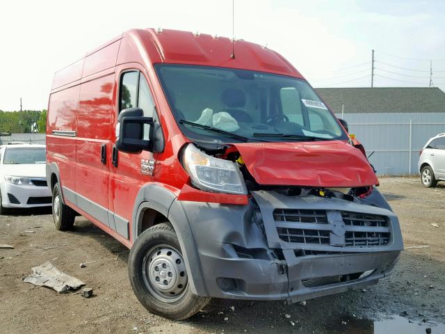 3C6TRVDG7JE154650 - 2018 RAM PROMASTER 红色 照片 1