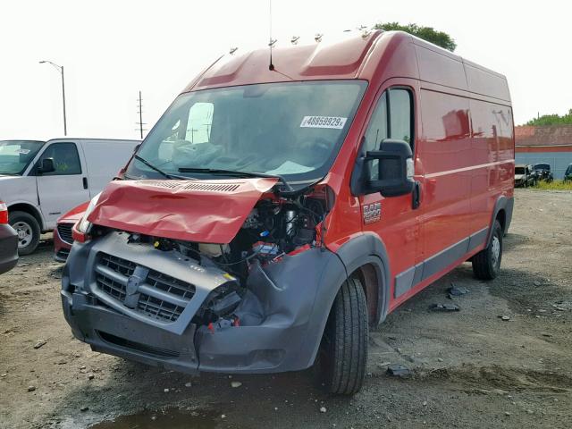3C6TRVDG7JE154650 - 2018 RAM PROMASTER 红色 照片 2