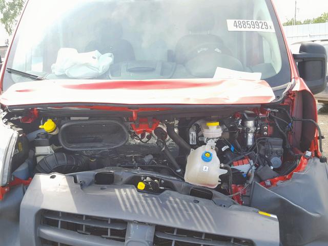 3C6TRVDG7JE154650 - 2018 RAM PROMASTER 红色 照片 7