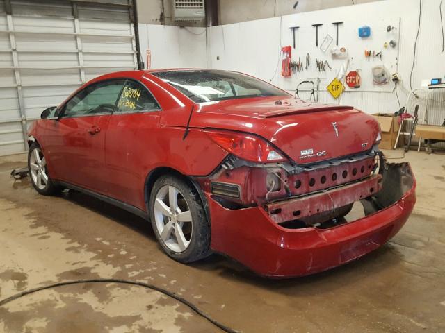 1G2ZH36N074248762 - 2007 PONTIAC G6 GT RED photo 3