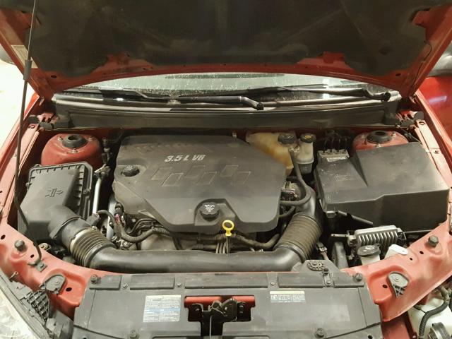 1G2ZH36N074248762 - 2007 PONTIAC G6 GT RED photo 7