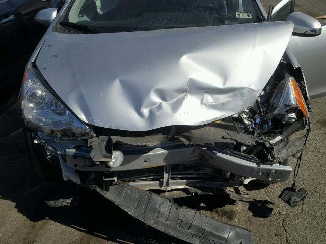 JTDKDTB31E1573903 - 2014 TOYOTA PRIUS C SILVER photo 7