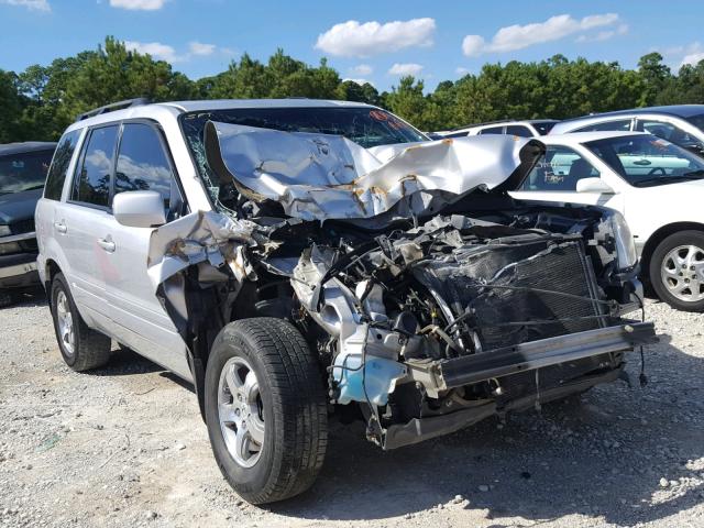 5FNYF28348B001919 - 2008 HONDA PILOT SE SILVER photo 1