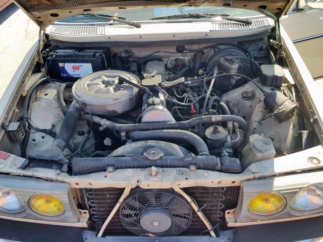 WDBAB30A1BB226322 - 1981 MERCEDES-BENZ 300 D CREAM photo 7