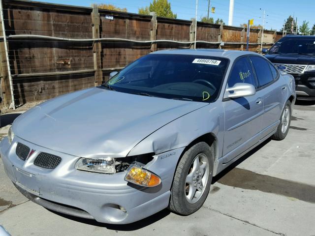 1G2WP52K8XF331177 - 1999 PONTIAC GRAND PRIX GRAY photo 2