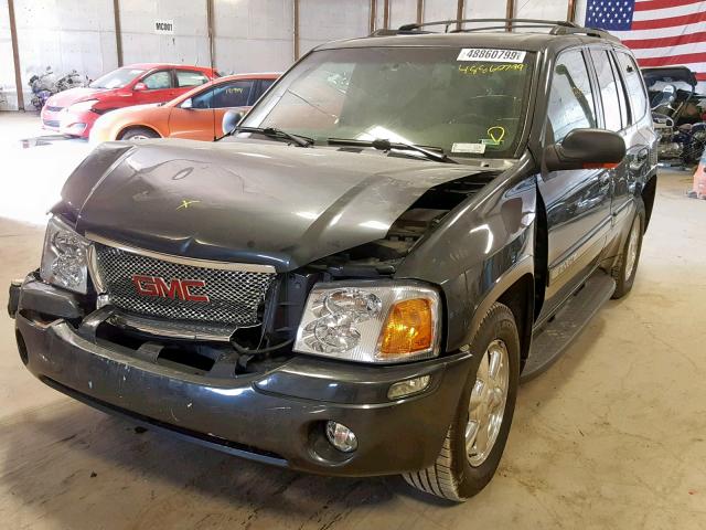 1GKDT13S832414636 - 2003 GMC ENVOY CHARCOAL photo 2