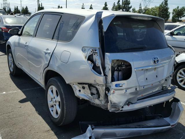 2T3YL4DV0EW003491 - 2014 TOYOTA RAV4 EV SILVER photo 3