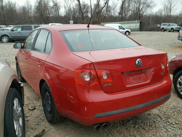 3VWPF71K67M087137 - 2007 VOLKSWAGEN JETTA 2.5 RED photo 3