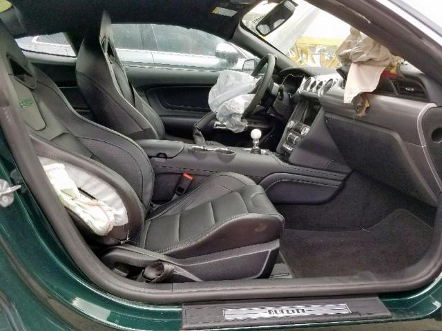 1FA6P8K07K5501612 - 2019 FORD MUSTANG BU GREEN photo 5