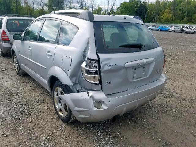 5Y2SM63835Z409582 - 2005 PONTIAC VIBE GRAY photo 3