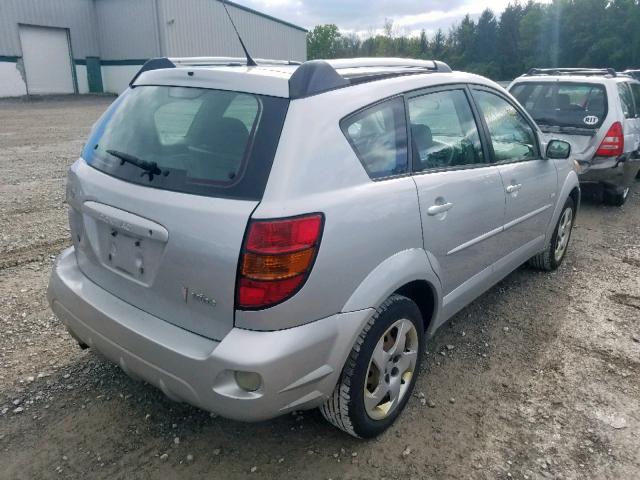 5Y2SM63835Z409582 - 2005 PONTIAC VIBE GRAY photo 4