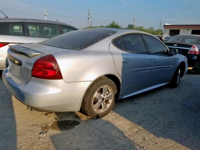 2G2WS522551130873 - 2005 PONTIAC GRAND PRIX SILVER photo 4