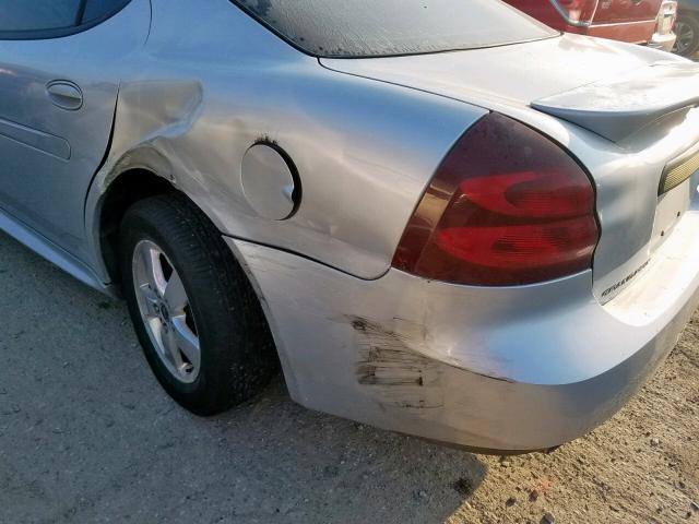 2G2WS522551130873 - 2005 PONTIAC GRAND PRIX SILVER photo 9
