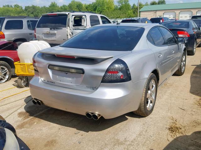 2G2WC58C761150749 - 2006 PONTIAC GRAND PRIX Արծաթագույն լուսանկար 4