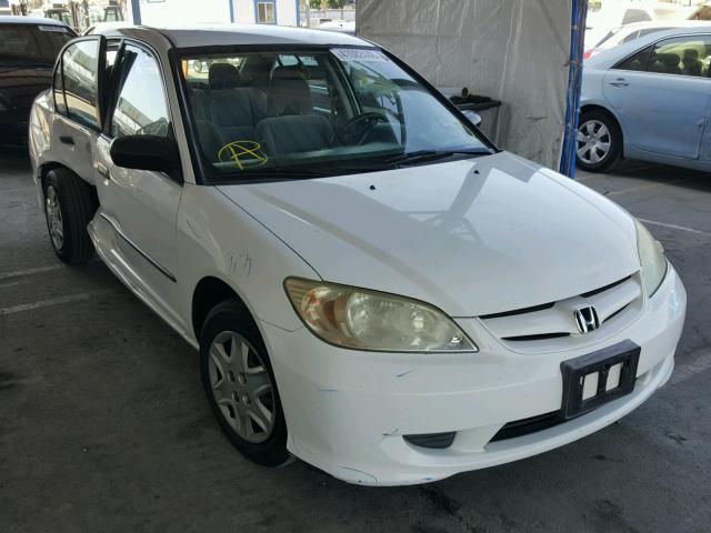 2HGES16394H632411 - 2004 HONDA CIVIC DX V WHITE photo 1