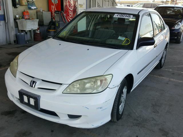 2HGES16394H632411 - 2004 HONDA CIVIC DX V WHITE photo 2