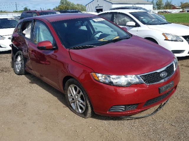 KNAFU5A2XB5325351 - 2011 KIA FORTE EX RED photo 1