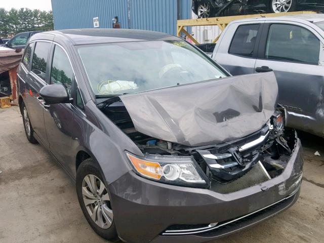 5FNRL5H46FB003689 - 2015 HONDA ODYSSEY EX GRAY photo 1