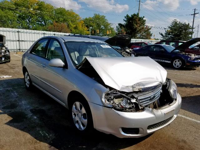 KNAFE222595620328 - 2009 KIA SPECTRA EX SILVER photo 1