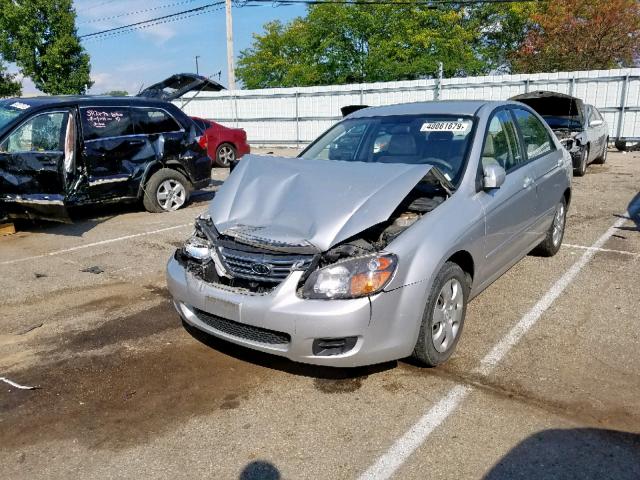 KNAFE222595620328 - 2009 KIA SPECTRA EX SILVER photo 2