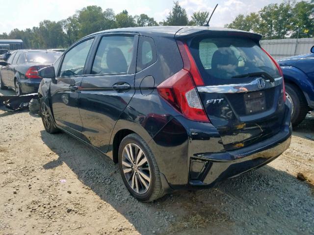 3HGGK5H89FM745949 - 2015 HONDA FIT EX BLACK photo 3