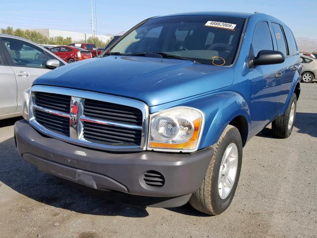 1D4HD38K35F506833 - 2005 DODGE DURANGO ST BLUE photo 2