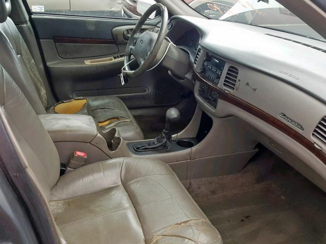 2G1WH52K759164690 - 2005 CHEVROLET IMPALA LS GRAY photo 5