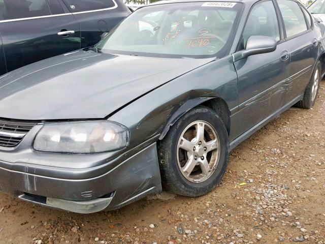 2G1WH52K759164690 - 2005 CHEVROLET IMPALA LS GRAY photo 9