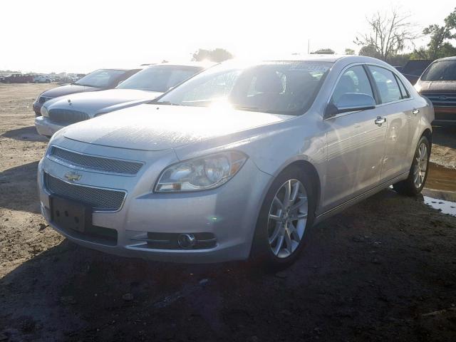 1G1ZE5E14BF112042 - 2011 CHEVROLET MALIBU LTZ ვერცხლისფერი ფოტო 2